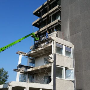 Betonrückbau in Dortmund